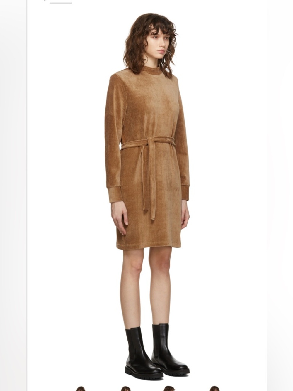A.P.C. Tan Emilie Dress EUC